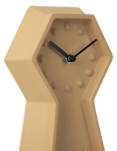 Stolní hodiny s originálním kyvadleml 34 cm latté hnědá Karlsson (Barva-latté hnědá)