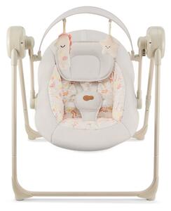 KINDERKRAFT - Dětská houpačka s melodií SWINGEE béžová 4xAAA/230V