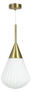 Závěsná svítidlo Dyberg Larsen, Ballon, stmívatelné, Bílá, Obývací pokoj, Sklo, Design