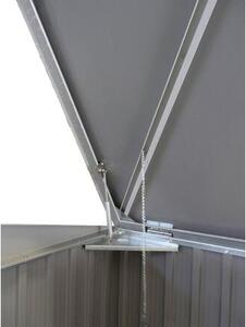 Úložný box na popelnice 1477 l,154,2 x 96 x 130,5 cm, kovový, antracit DURAMAX 74051
