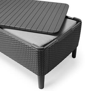 Salemo Stůl 76 x 56 x 42 cm, grafit KETER 244102