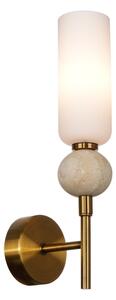 ITALUX WL-95331-1-BRSS - Nástěnná lampa SANTOS 1xG9/40W/230V zlatá