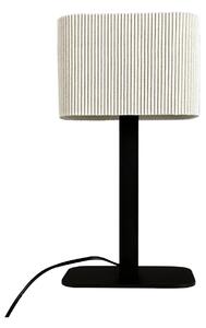 Stolní lampa Dyberg Larsen, Calix, Bílá, Obývací pokoj, Tkanina / Textil, Design