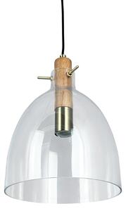 Závěsná svítidlo Dyberg Larsen, Bistro, stmívatelné, Transparentní, Obývací pokoj, Sklo, Design