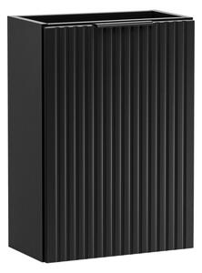 COMAD Závěsná skříňka s umyvadlem - ADEL 82-40 black, šířka 40 cm, matná černá