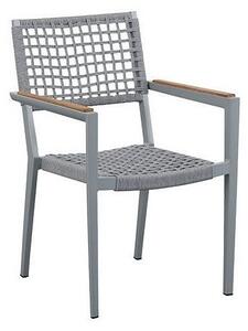 Zahradní jídelní židle HIGOLD Champion šedá