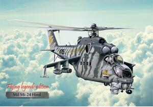 Vrtuľník Mil Mi-24 Hind - ceduľa 29cm x 20cm Plechová tabuľa