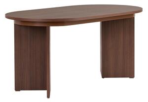 Rozkládací jídelní stůl s přídavnou deskou v dekoru ořechu 90x160 cm Sorell – Kalune Design