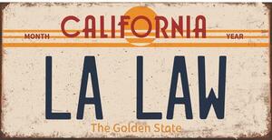 Ceduľa značka USA California 30,5cm x 15,5cm Plechová tabuľa
