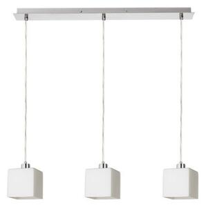 DADOS III 60 závěsná opálové sklo/matný nikl 230V E27 3x11W - RED - DESIGN RENDL