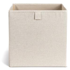 Béžový látkový úložný box 32x31,5x31,5 cm Soft Storage Cube – Bigso