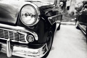 Ceduľa Old Car Headlight Vintage style 30cm x 20cm Plechová tabuľa