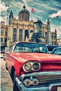 Ceduľa Classic Car Havana Cuba Vintage style 30cm x 20cm Plechová tabuľa