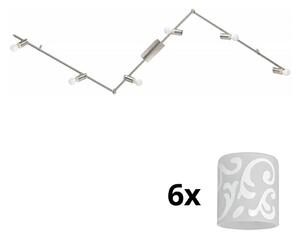 Eglo - LED Bodové svítidlo MY CHOICE 6xE14/4W/230V chrom/bílá