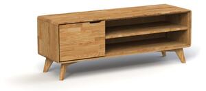 TV stolek z dubového dřeva 134x48 cm Greg - The Beds