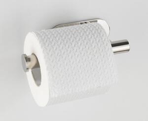 WENKO Držák WC papíru BEZ VRTÁNÍ TurboLoc OREA SHINE kovově lesklý 4x16x7 cm