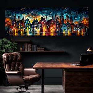 Obraz na plátně - Temná mračna nad Knoxville FeelHappy.cz Velikost obrazu: 120 x 40 cm