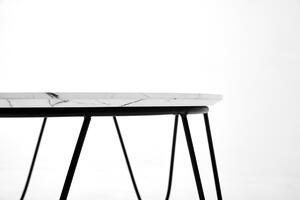 HALMAR Odkládací stolek NUBIRA černý/bílý