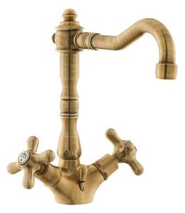 Umyvadlová baterie Paffoni Ricordi s výpustí bronz IR085BR
