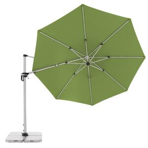 Doppler ACTIVE 370 cm - výkyvný zahradní slunečník s boční tyčí světle zelená (kód barvy 836)