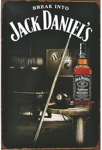 Ceduľa Jack Daniels Break Into 30cm x 20cm Plechová tabuľa