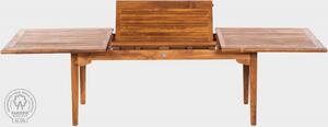 FaKOPA s. r. o. ELEGANTE - obdélníkový rozkládací stůl z teaku 120 x 200-300 cm