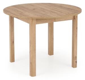 HALMAR Jídelní rozkládací stůl RINGO 102/142 cm dub craft zlatý