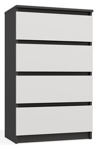 TP Living Komoda Malwa M4 70 cm antracit/bílá