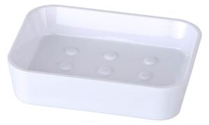 WENKO Miska na mýdlo CANDY bílá 3x12x9 cm