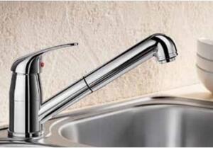Dřezová baterie Blanco Daras - S s vytahovací sprškou chrom 517731
