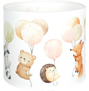 Brilagi - Stínidlo univerzální BOBO E27 pr. 15 cm bílá/zvířátka