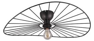 Matně černé stropní svítidlo ø 60 cm Chapeau – Reality