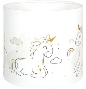 Brilagi - Stínidlo univerzální BOBO E27 pr. 15 cm bílá/jednorožci