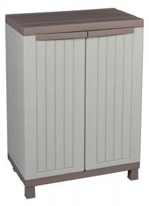 Terry Store-Age C- Wood 680, Úložná skříňka, Podlahový, Skříňka u zdi, 1 police/polic, 2 dveře/dveří, Světle hnědošedá