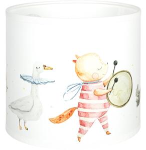 Brilagi - Stínidlo univerzální BOBO E27 pr. 15 cm bílá/zvířátka
