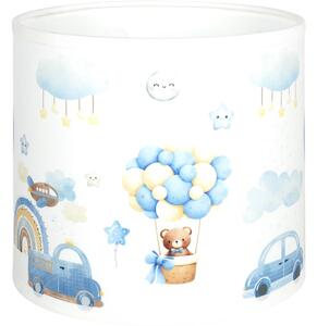 Brilagi - Stínidlo univerzální BOBO E27 pr. 15 cm bílá/modrá/medvídci