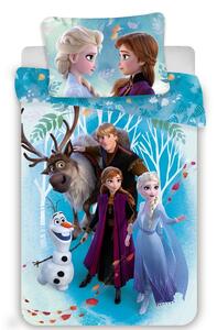 Jerry Fabrics Dětské bavlněné povlečení Frozen 2 family, 140 x 200 cm, 70 x 90 cm