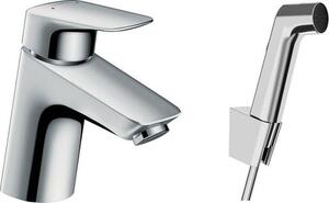 Umyvadlová baterie Hansgrohe Logis s bidetovou sprškou chrom 71290000