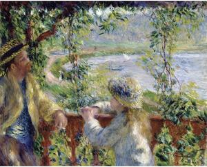 Reprodukce obrazu Auguste Renoir - By the Water, 50 x 45 cm