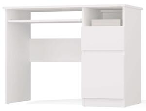 TP Living Psací stůl Porto 98 cm pravý bílý