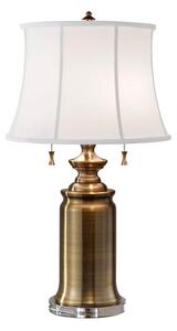Feiss FE-STATEROOM-TL-BB - Stolní lampa STATEROOM 2xE27/60W/230V mosaz