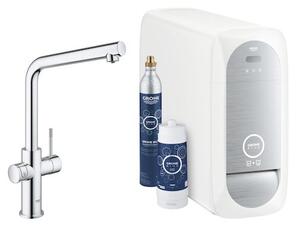 Dřezová baterie GROHE Blue Home s výpustí chrom 31454001