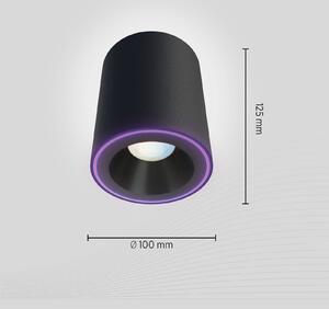 Stropní bodové svítidlo LED Calex Smart Halo Spot, černé