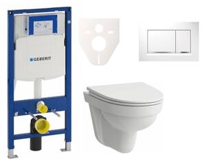Cenově zvýhodněný závěsný WC set Geberit do lehkých stěn / předstěnová montáž + WC Laufen Laufen Pro Nordic SIKOGES3H5
