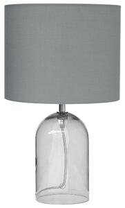 Stolní lampa DEVOLL Sklo Šedá