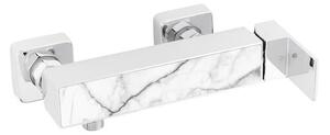 Sprchová baterie SIKO Elements bez sprchového setu 150 mm dekor bílý mramor SIKOBSEL268DMB