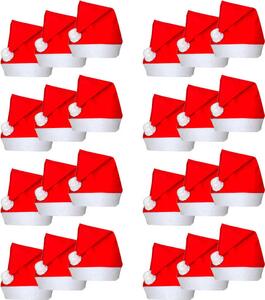 VidaXL 24 x Vánoční čepice Santa Claus [131013]