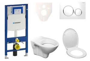 Cenově zvýhodněný závěsný WC set Geberit do lehkých stěn / předstěnová montáž + WC Ceramia S-Line Pro 111.300.00.5ND4