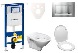 Cenově zvýhodněný závěsný WC set Geberit do lehkých stěn / předstěnová montáž + WC Ceramia S-Line Pro 111.355.00.5ND7