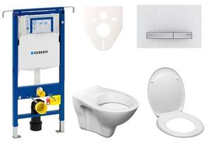 Cenově zvýhodněný závěsný WC set Geberit do lehkých stěn / předstěnová montáž + WC Ceramia S-Line Pro 111.355.00.5ND8
